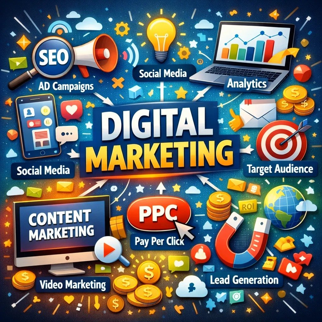 "Digital marketing